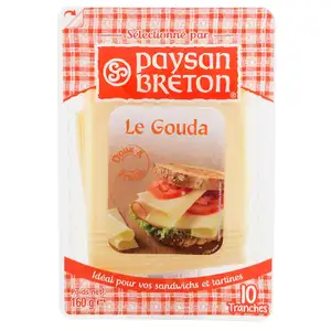Gouda Cheese Slices - Paysan Breton
