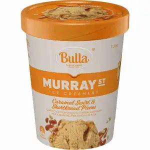 Caramel Swirl & Shortbread Pices Ice Cream - Bulla