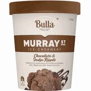 Chocolate & Fudge Ripple Ice Cream - Bulla