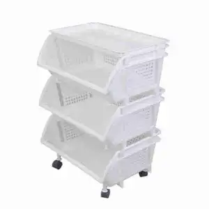 3 Tier Rack with Wheels - Super Lock