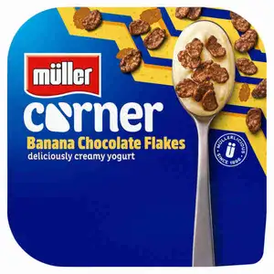 Banana Chocolate Flakes Creamy Yogurt - Müller