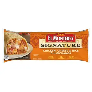 Signature Chicken, Cheese & Rice Chimichanga Burrito - El Monterey