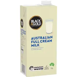 Full Cream Milk - Black & Gold