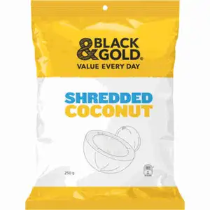 Shredded Coconut - Black & Gold