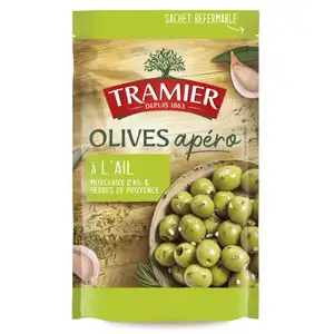 Garlic Appetizer Olives - Tramier