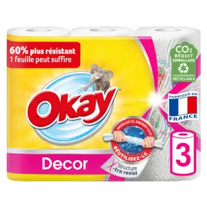Decorated Paper Towel - Okay