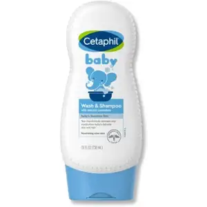 Wash & Shampoo with Natural Calendula for Sensitive Skin - Cetaphil
