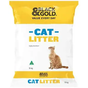 Cat Litter - Black & Gold - Black & Gold