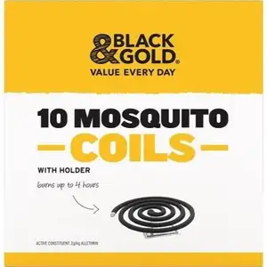 10 Mosquito Coils - Black & Gold