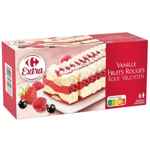 Vannila with Red Fruit Ice Cream - Carrefour