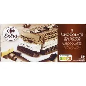 3 Chocolates Ice Cream - Carrefour