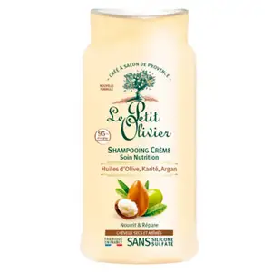 Cream Shampoo Nutrition Olive Shea Argan Oils - Le Petit Olivier
