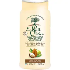 Olive, Shea, Argan Oils Nutrition Cream Shampoo - Le Petit Olivier