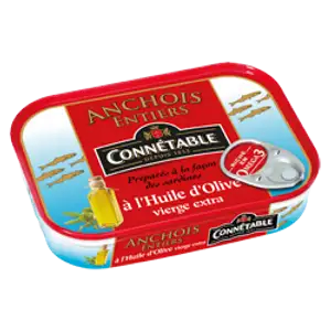 Whole Anchovies in Extra Virgin Olive Oil - Connétable