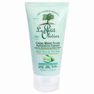 Aloe Vera & Green Tea Hydration Express Fluid Hand Cream for Normal to Dry Skin - Le Petit Olivier