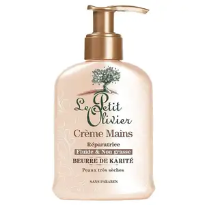 Shea Butter Repairing Hand Cream Fluid & Non-Greasy for Very Dry Skin - Le Petit Olivier