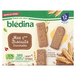 My First Chocolate Biscuits from 12 Months - Blédina