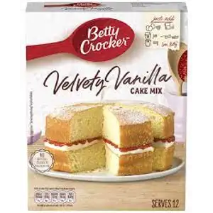 Velvety Vanilla Cake Mix - Betty Crocker