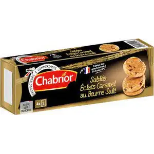 Sablés Salted Caramel Chips - Chabrior