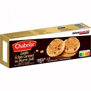 Salted Caramel Shortbread Cookies - Chabrior