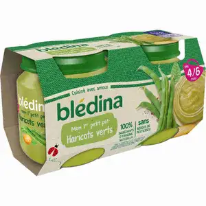Baby Food from 4-6 Months, Green Beans - Blédina