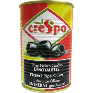 Pitted Black Olives - Crespo