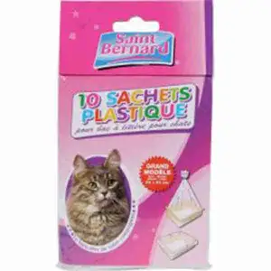 Plastic Carry of Cat Litter - Saint Bernard