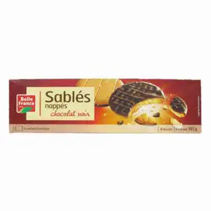 Sablé Dark Chocolate Biscuit - Belle France