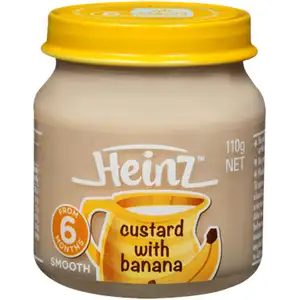 Baby Fruit Custard With Banana - Heinz