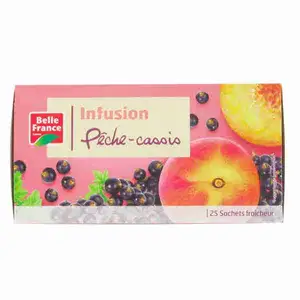 Infusion Peach & Blackcurrant Tea - Belle France