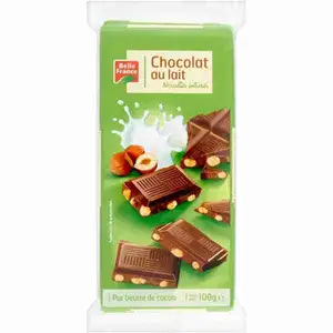 Milk Chocolate with Whole Hazelnuts  - Belle France