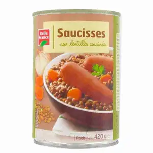 Lentils Sausage - Belle France