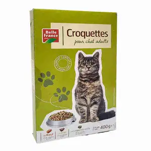 Croquettes Beef, Chicken and Green Vegetable for Cat Adult - Belle France