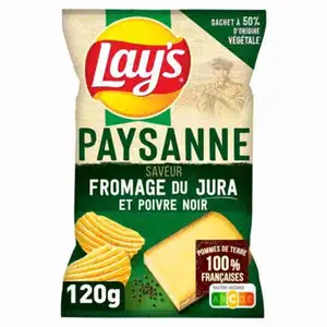 Jura Cheese and Black Pepper Chips - Lay's