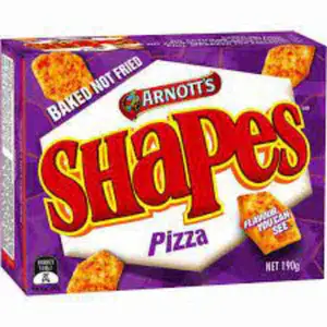 Pizza Original Shapes Crackers - Arnott's