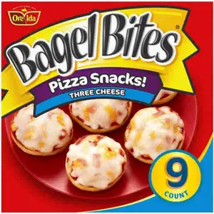 Bagel Bites Pizza Snacks Three Cheese - Ore Ida