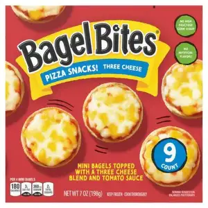 Three Cheese Pizza Snacks - Bagel Bites