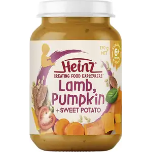 Lamb Pumpkin & Sweet Potato Mashed for 6 Months Plus - Heinz