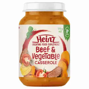 Baby Soft Lumps from 8 Months Plus, Beef & Vegetable Casserole - Heinz