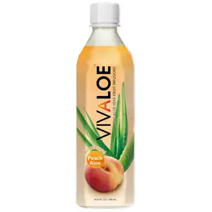 Peach Aloe Vera Infusion Drink - Vivaloe
