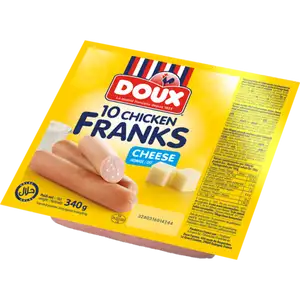 Chicken Franks Cheese - Doux