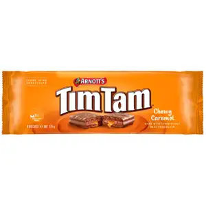 TimTam Chewy Caramel Chocolate Biscuits - Arnott's