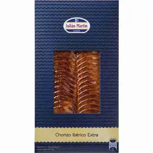 Dry Sausage Iberico Chorizo Cebo pre sliced - Julian Martin