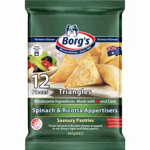 Triangles Spinach & Ricotta Appetisers - Borg's