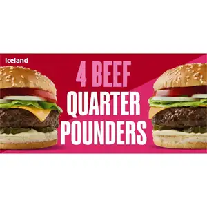 Beef Quarter Pounder - Iceland