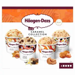 Caramel Collection Mini Cups Ice Cream - Häagen-Dazs