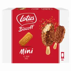 Biscoff Mini Ice Cream - Lotus Biscoff