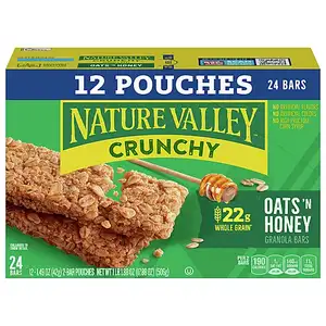 Crunchy Oats and Honey Granolar Bars - Nature Valley