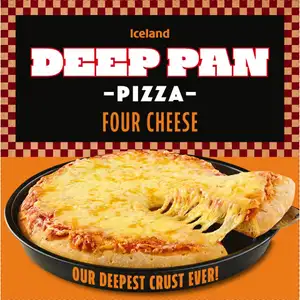 Deep Pan Four Cheese Pizza - Iceland