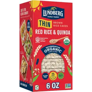 Gluten Free Wholegrain Rice Cake Red Rice & Quinoa - Lundberg